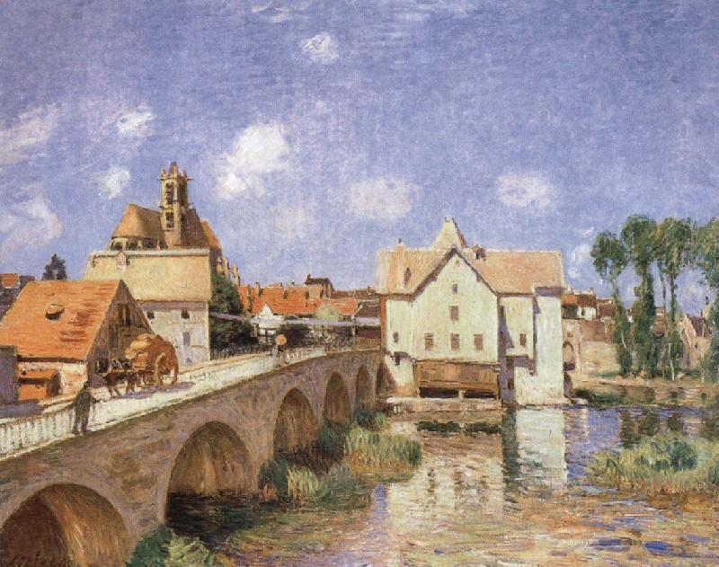 Alfred Sisley The Bridge at Moret Germany oil painting art